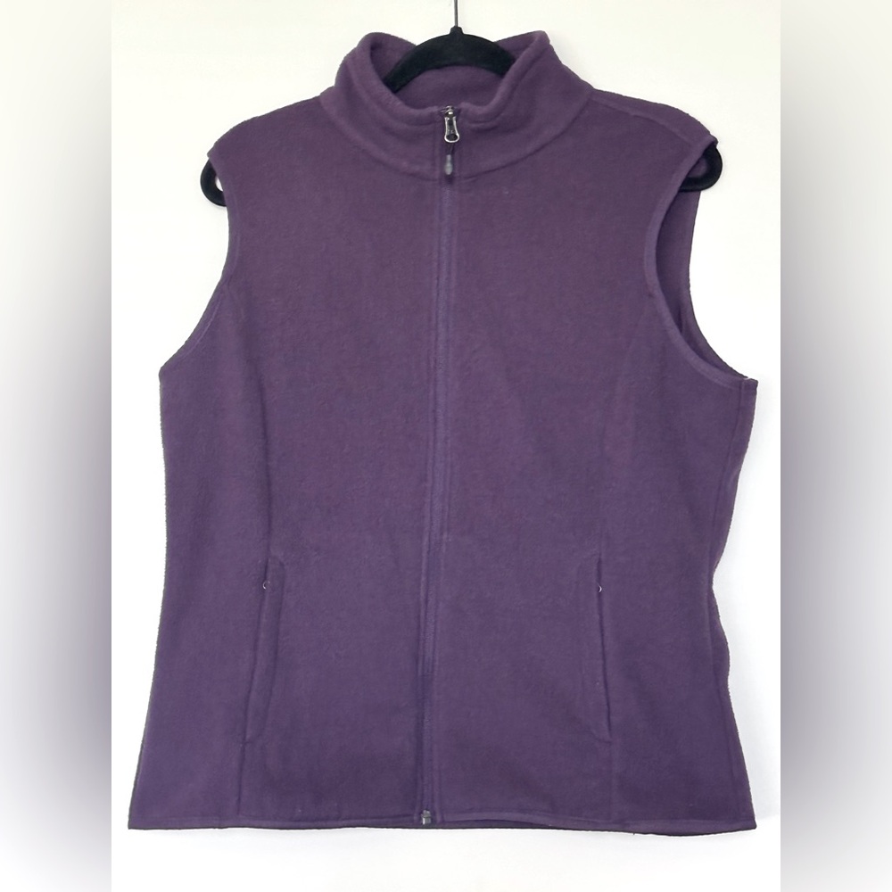 Purple Sleeveless Zip-Up Vest ⛄️